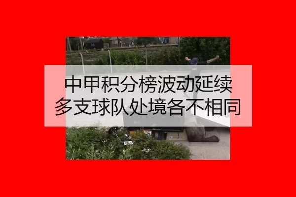 中甲积分榜波动延续 多支球队处境各不相同